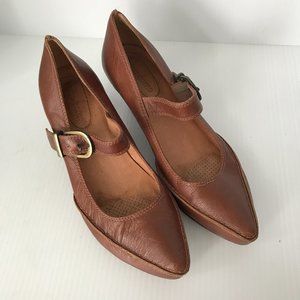 Vtg CORSO COMO Betty Brown Leather Mary Janes 8